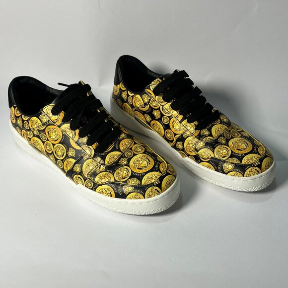 Versace Other - Versace Ilus Medusa Amplified Print Mens Sneaker size 8 Limited Edition